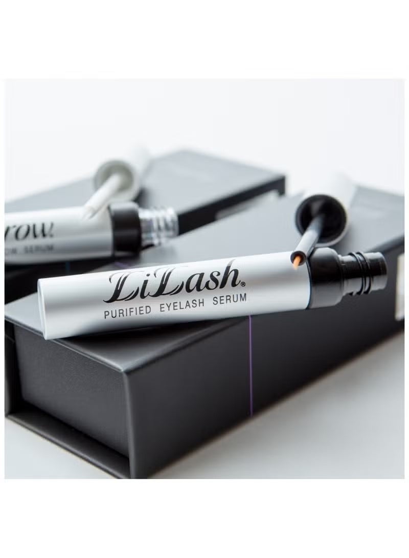 LiLash Eyelash Serum Advanced Lash Serum for Longer, Fuller Eyelashes, Enriched with Vitamin C, Promotes Natural Lash Growth & Strength – 2ml (3 Month Supply) - Image 2